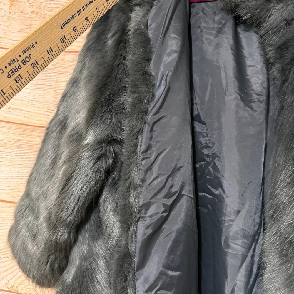 KOAN OuterWear Fur‎ Coat Gray GruppoCoin Made in Italy